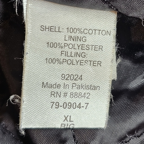 Boulder Creek Trading Company Quilt Lined Shacket Zipper and Snap Closure XL Big - Picture 9 of 9